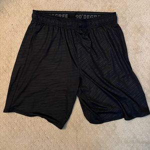 90 Degrees Black Athletic Shorts